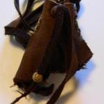 Small Rustic Leather Pouch