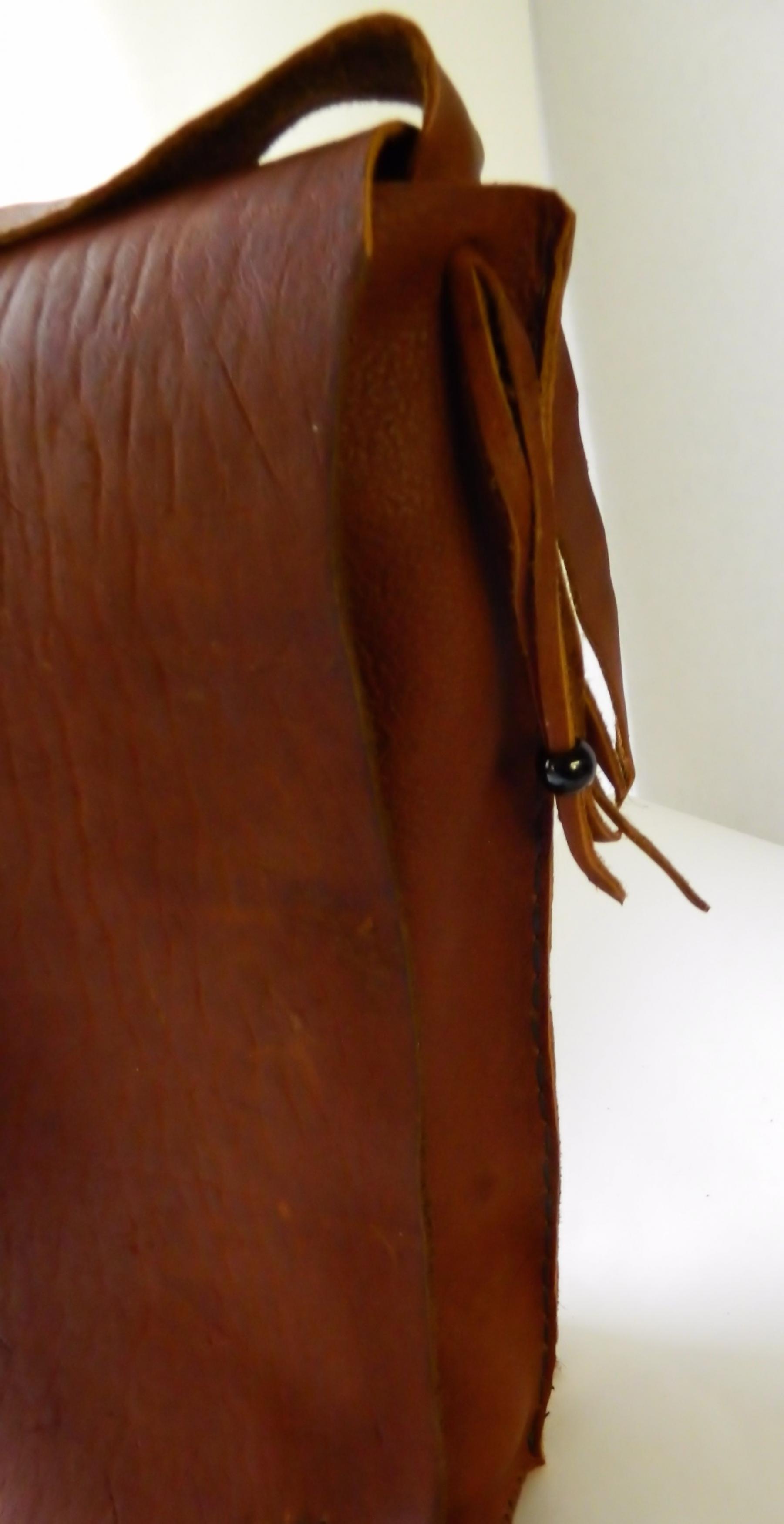 Handmade Rustic Leather Messenger Bag on Luulla