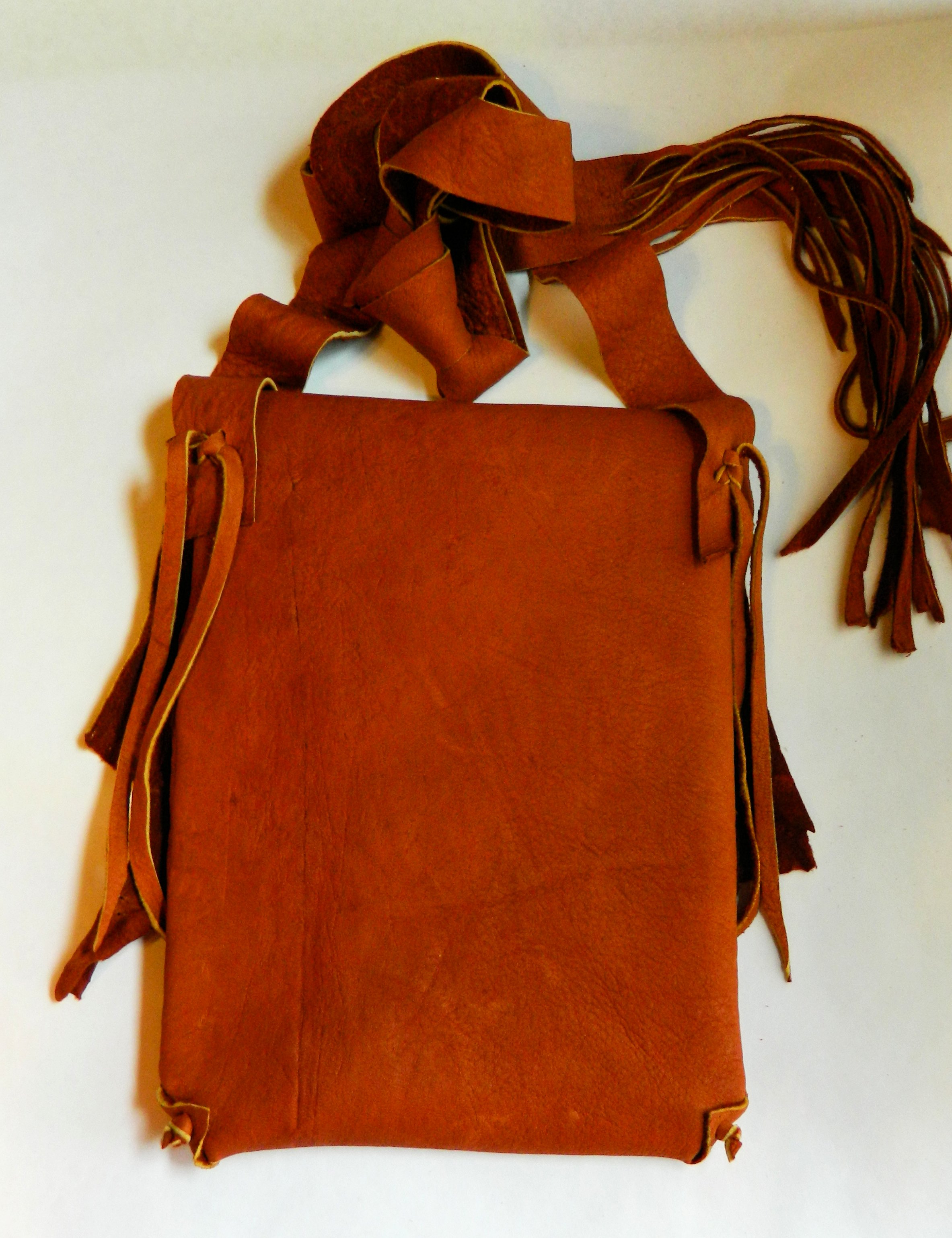 Handmade Rustic Leather Ipad Case Crossbody Bag on Luulla